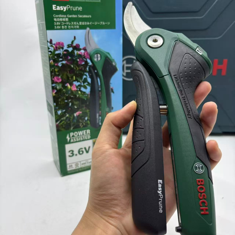 Smart Gardening - กรรไกรตัดกิ่งไร้สาย Bosch 3.6V แบบชาร์จไฟได้ สำหรับสวน ต้นไม้ผลไม้
