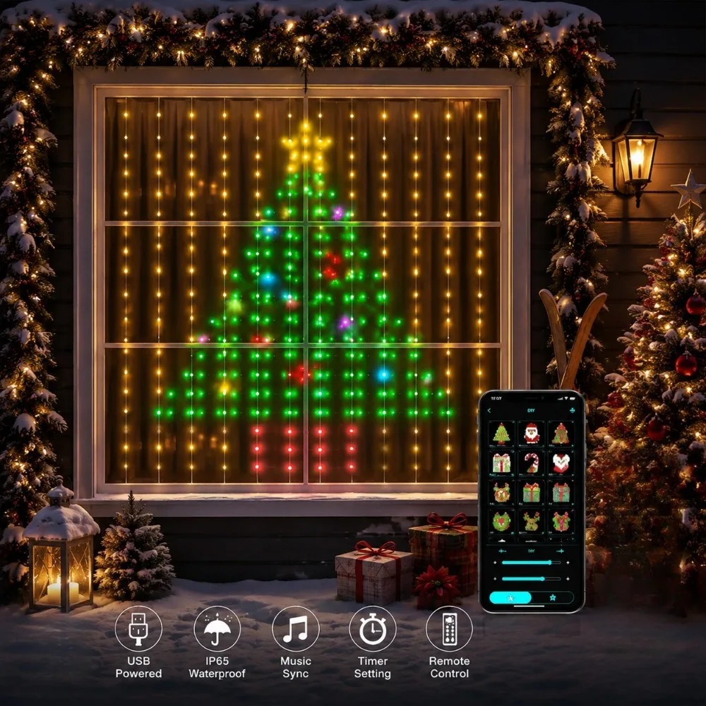 ไฟม่าน LED พิกเซลสำหรับภายนอกอ - Smart Gardening บทวิจารณ์และราคา