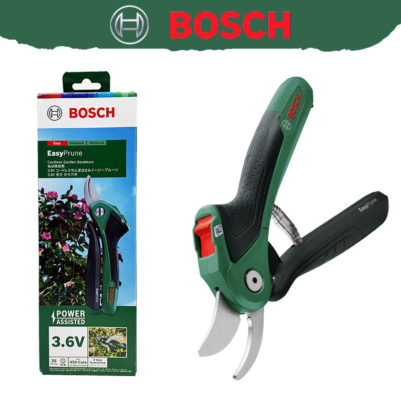 กรรไกรตัดกิ่งไร้สาย Bosch 3.6V - Smart Gardening บทวิจารณ์และราคา
