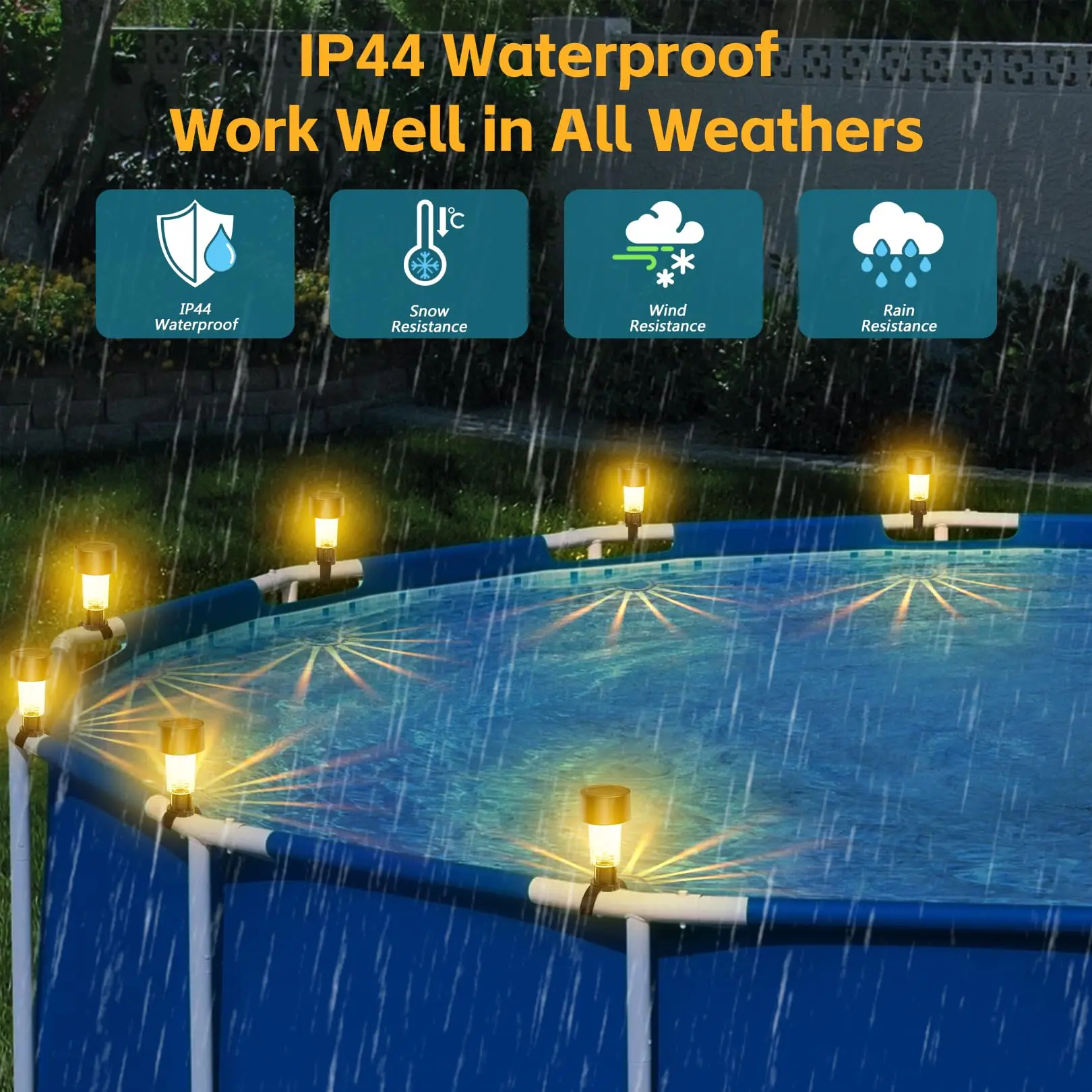 6/10PCS ไฟรั้วพลังงานแสงอาทิตย - Smart Garden Fence & Balcony Hanging Planter บทวิจารณ์และราคา