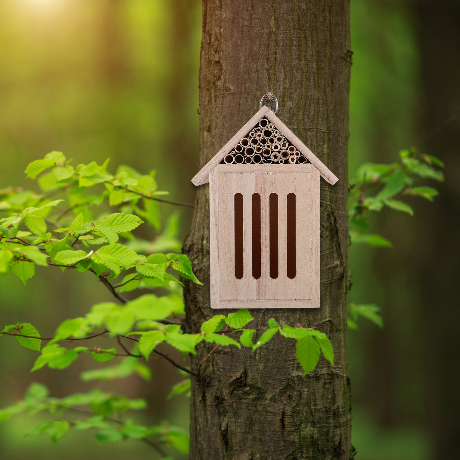 โรงแรมแมลงไม้ บ้านแมลง สวนกลาง - Insect Hotel Wood บทวิจารณ์และราคา