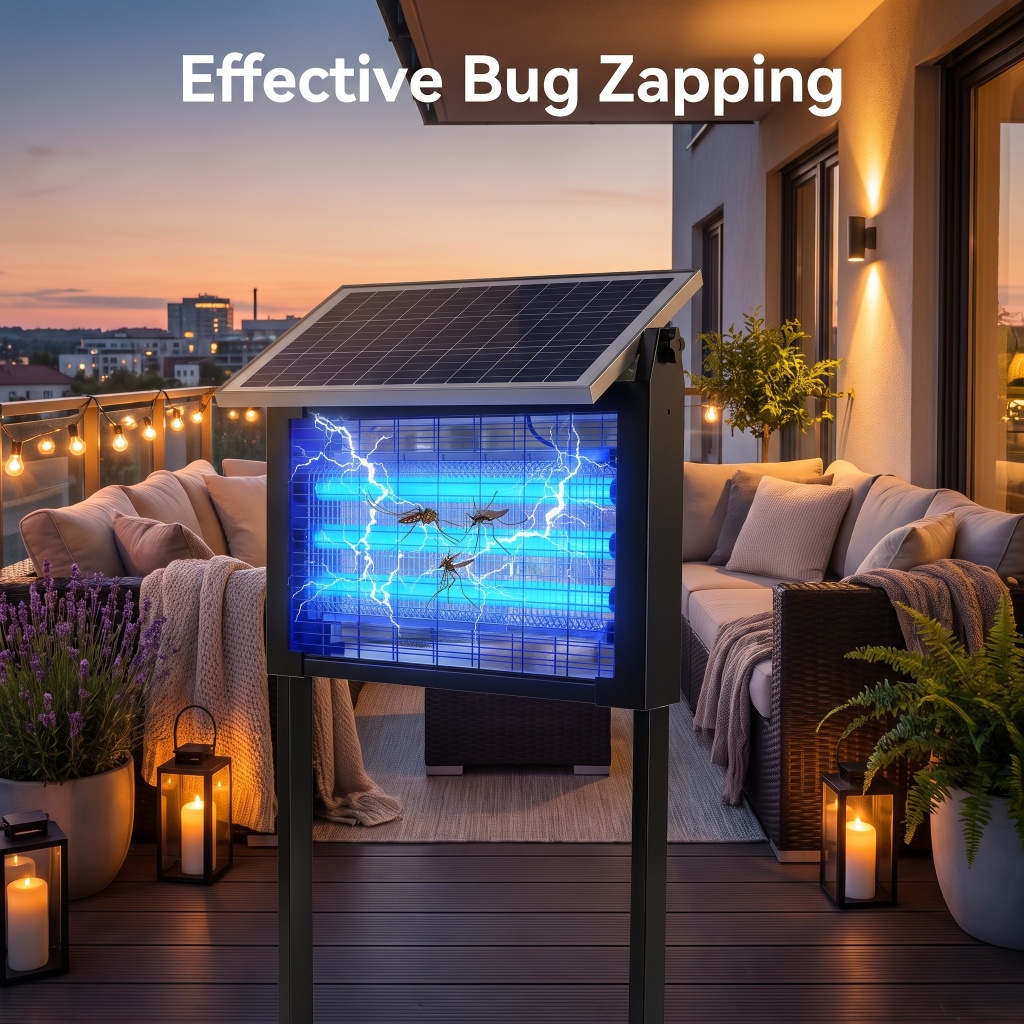 โคมไฟกำจัดยุงพลังงานแสงอาทิตย์ - Smart Garden Model บทวิจารณ์และราคา