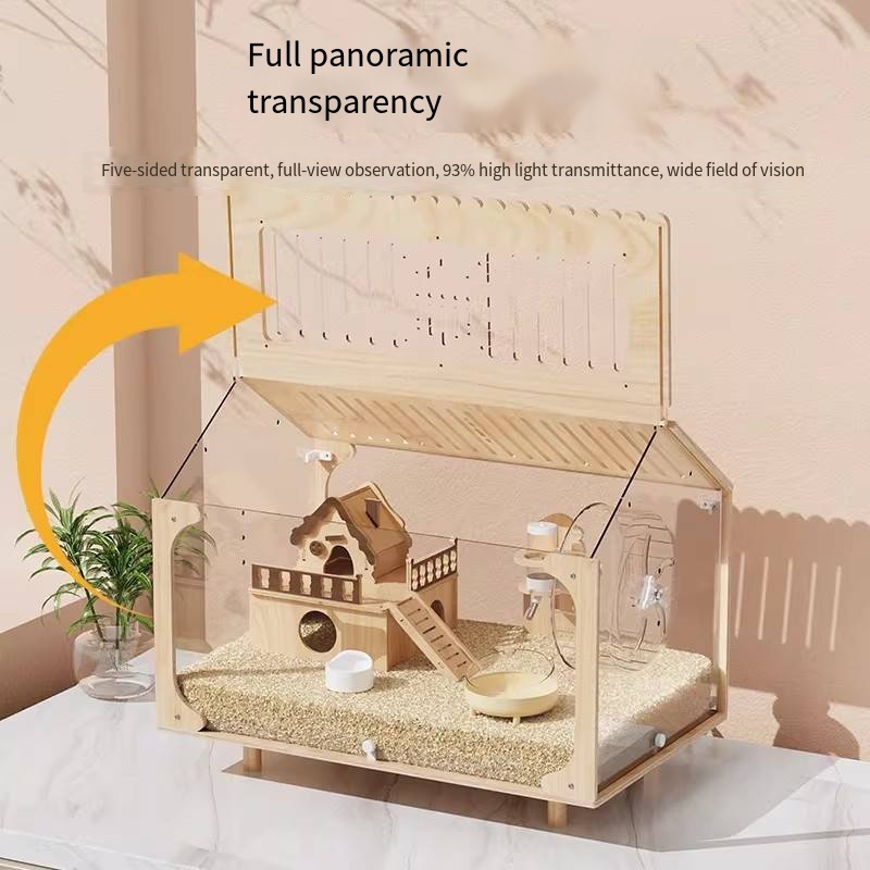 กรงแฮมสเตอร์ขนาดใหญ่ สไตล์วิลล - Insect Hotel Wood บทวิจารณ์และราคา